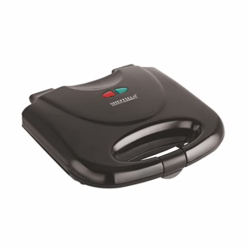 Sheffield Classic 750W Sandwich Griller | Non‑Stick Fixed Grill Plates, LED Indicator, Cool‑Touch Handle, Overheat Protection | 2‑Slice Sandwich Maker for Home, Office & Travel - Image 2