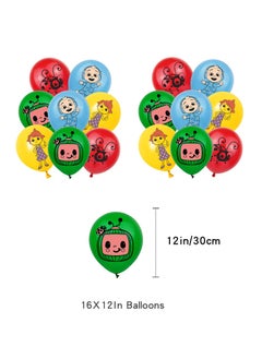 CoComelon by JUPON Birthday Party Balloon Decoration ,Happy Birthday Banner,Cake Topper,Baby Shower Birthday Bachelorette Party Backdrop  - Image 4