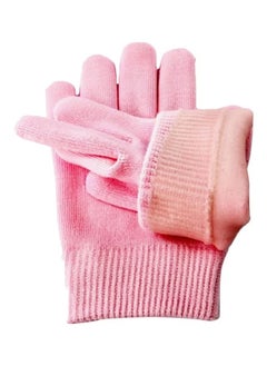 ORiTi 4-Piece Spa Gel Socks And Gloves Set Pink  - Image 2