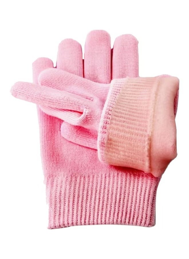 ORiTi 4-Piece Spa Gel Socks And Gloves Set Pink  - Image 2