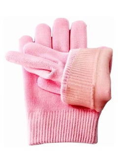 ORiTi 4-Piece Spa Gel Socks And Gloves Set Pink  - Image 4