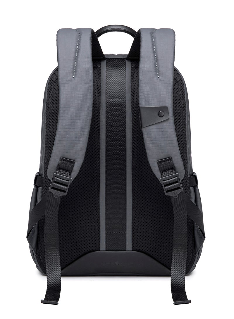 ARCTIC HUNTER Premium Laptop Shoulder Backpack Water/Scratch Resistant Daypack for Men and Women B00536 Grey - Image 5