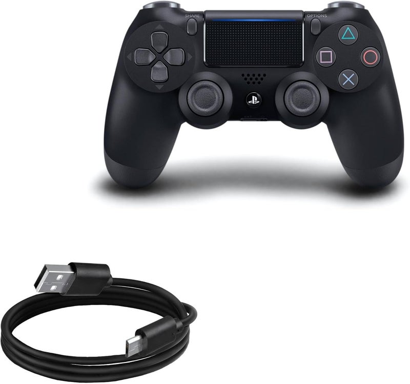 BoxWave Cable Compatible with Sony PS4 DUALSHOCK4 Wireless Controller - DirectSync Cable, Durable Charge and Sync - Image 1
