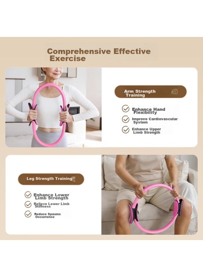 Mdikawe Resistance Ring Pilates Ring For Middle-aged And Elderly, Limb Yoga Training Device, Inner Thigh Leg Fitness Ring Elastic Band - Image 3