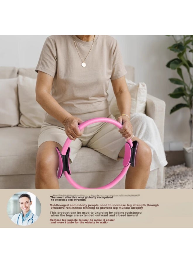 Mdikawe Resistance Ring Pilates Ring For Middle-aged And Elderly, Limb Yoga Training Device, Inner Thigh Leg Fitness Ring Elastic Band - Image 2