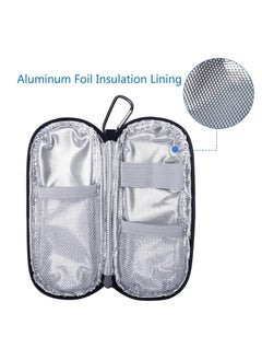 RedMapleTEK Insulin Cooler Bag, Insulated Diabetes Medication Travel Case with 2 Reusable Ice Packs, Medication Storage Box for Insulin Pens and Other Diabetes Supplies  - Image 3
