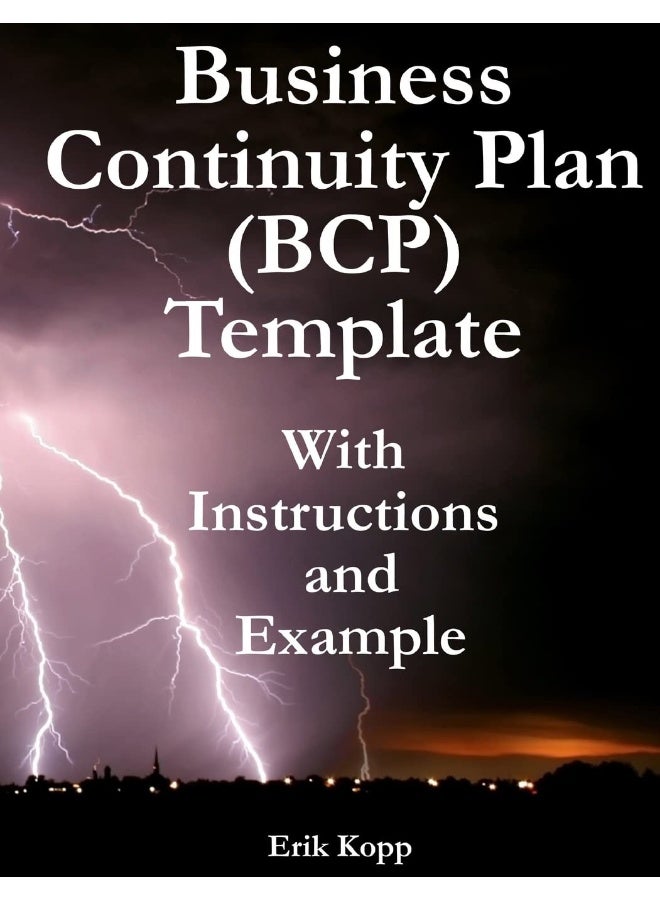 CREATESPACE Business Continuity Plan (Bcp) Template with Instr