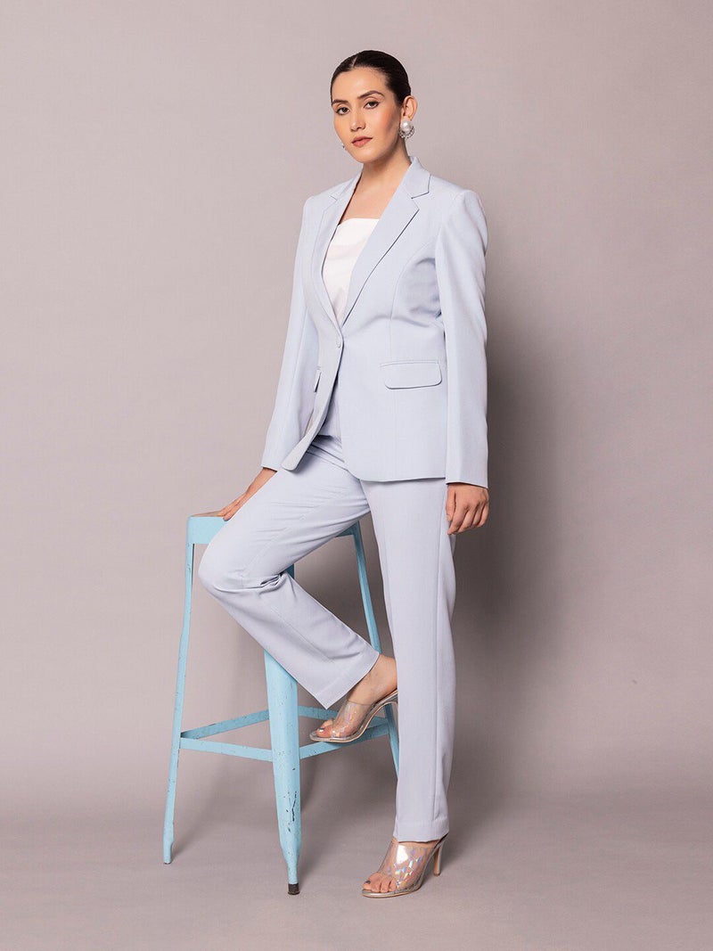 Powersutra Ice Blue Pant Suit for Women - Image 5