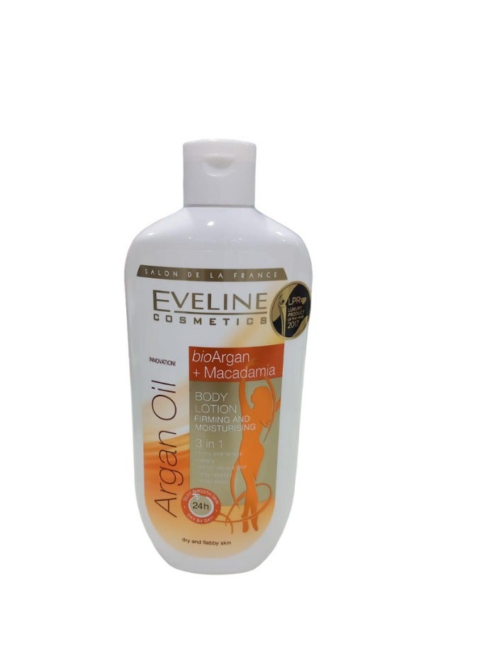 Generic Eveline Argan Oil Macadamia Firm & Moisturizing Body Lotion