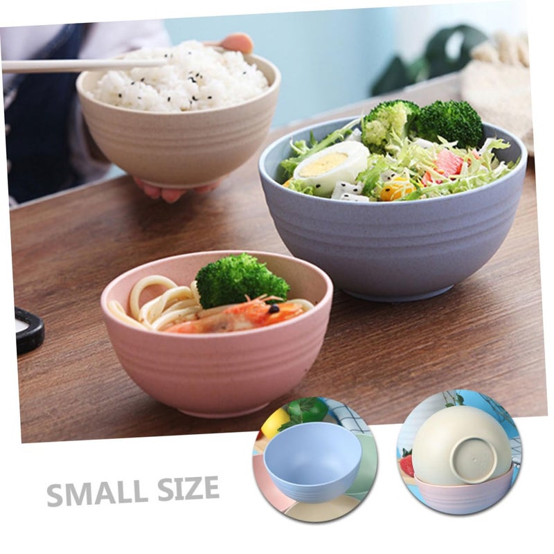 Unbreakable Cereal Bowls Set of 4 Reusable Microwave and Dishwasher Safe Dinnerware - Image 4
