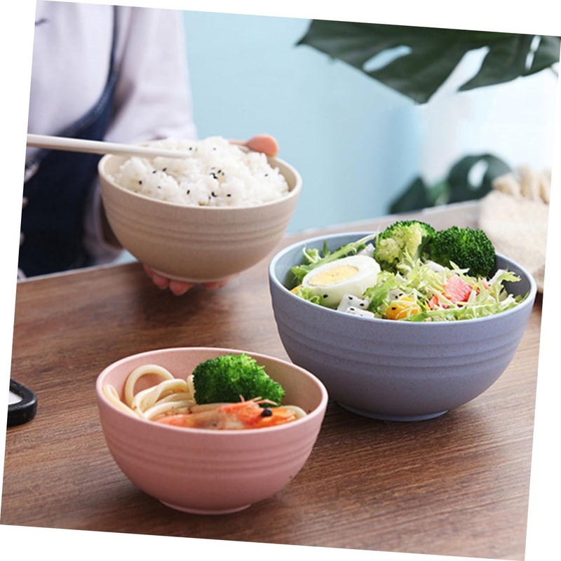 Unbreakable Cereal Bowls Set of 4 Reusable Microwave and Dishwasher Safe Dinnerware - Image 5