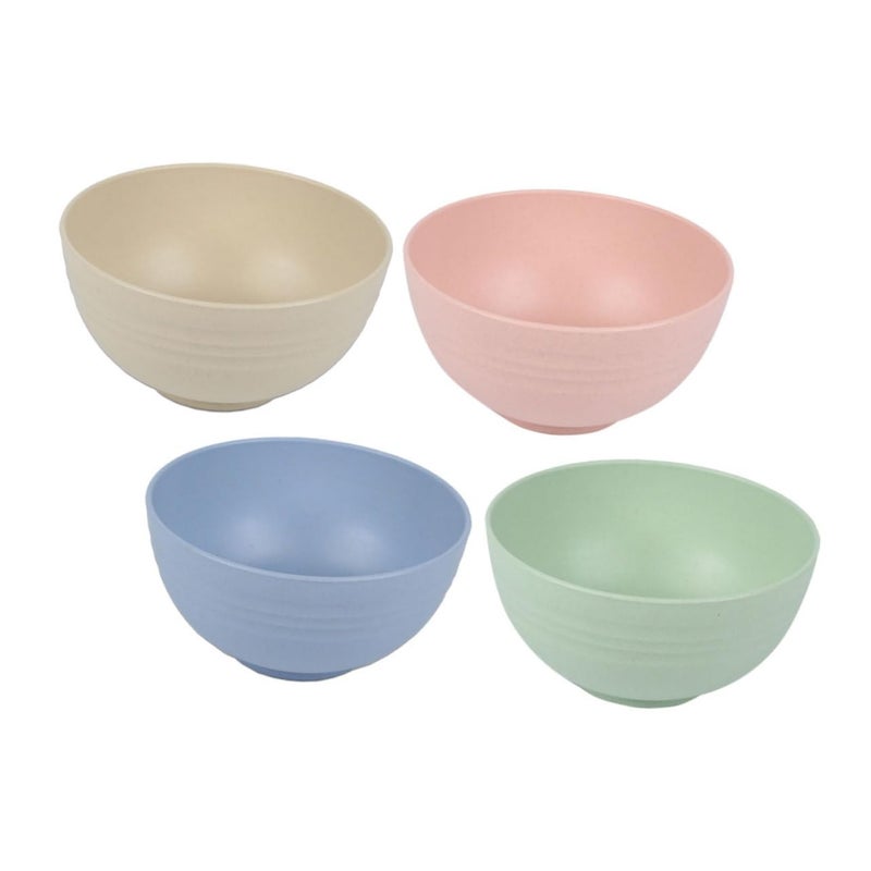 Unbreakable Cereal Bowls Set of 4 Reusable Microwave and Dishwasher Safe Dinnerware - Image 2