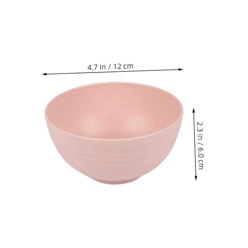 Unbreakable Cereal Bowls Set of 4 Reusable Microwave and Dishwasher Safe Dinnerware - Image 3