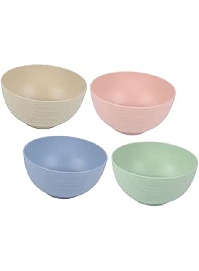 Unbreakable Cereal Bowls Set of 4 Reusable Microwave and Dishwasher Safe Dinnerware - Image 1