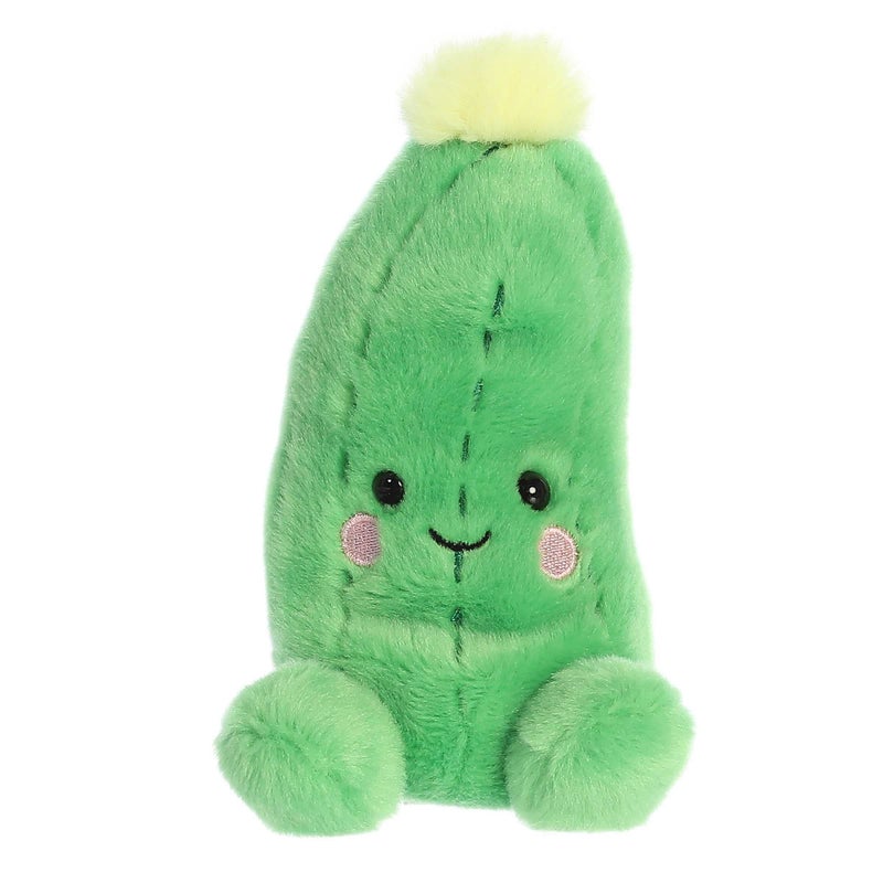 AuroraÂ® Adorable Palm Palsâ„¢ Dillian Cucumberâ„¢ Stuffed Animal - Fun Collectible Plush for Kids and Adult Collectors - Perfect for Decorating Rooms and Birthday Gifts - Green 6.5 Inches - Image 1