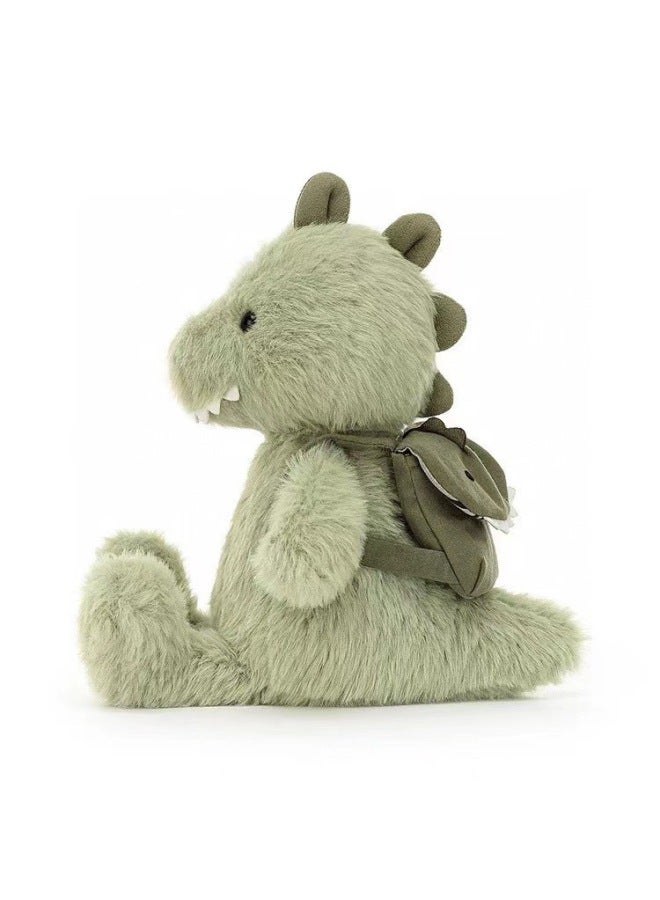 Backpack Baby Elephant Backpack Dinosaur Backpack Puppy Plush Toy Cute Doll Jelly Gift-Colour:Backpack Elephant - Image 2