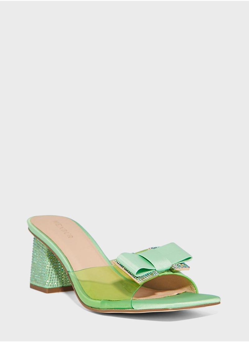 MENBUR Wide Strap Mule Sandals  - Image 2