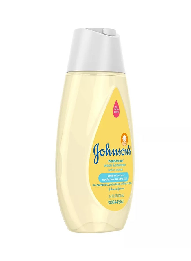 Johnson's Head-To-Toe Gentle Baby Body Wash And Shampoo, Travel Size - 3.4 fl oz - Image 4