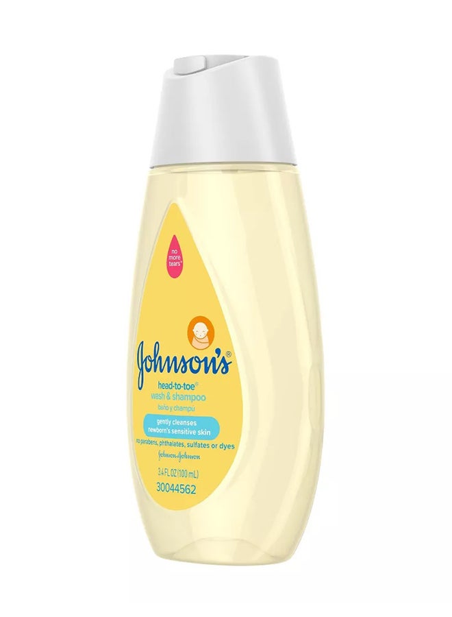 Johnson's Head-To-Toe Gentle Baby Body Wash And Shampoo, Travel Size - 3.4 fl oz - Image 3