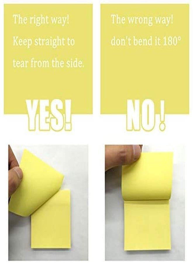 SAMVARDHAN Sticky Notes 3x3 Self-Stick Notes Yellow Color 6 Pads, 100 Sheets/Pad (Yellow) - Image 5