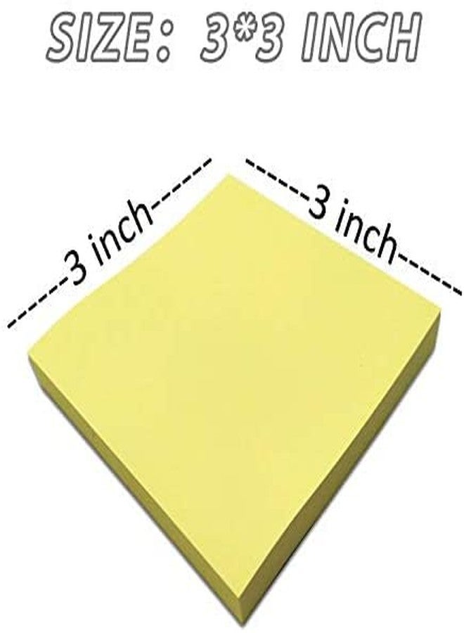 SAMVARDHAN Sticky Notes 3x3 Self-Stick Notes Yellow Color 6 Pads, 100 Sheets/Pad (Yellow) - Image 3