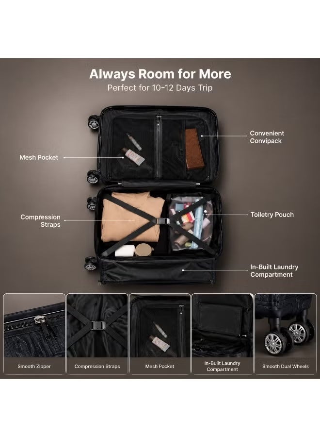 Carry-On Travel Suitcase 20 Inch with Spinner Wheels, Lightweight Hard Shell Luggage, Secure Travel Case, Cabin Size for Business and Vacation - Image 3
