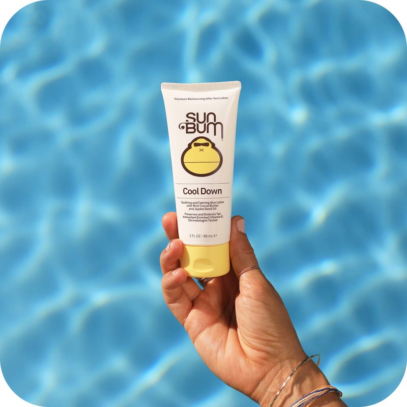 Sun Bum Cool Down Aloe Vera Lotion Vegan With Cocoa Butter To Soothe and Hydrate Sunburn 3 Ounce 2 Pack - Image 4