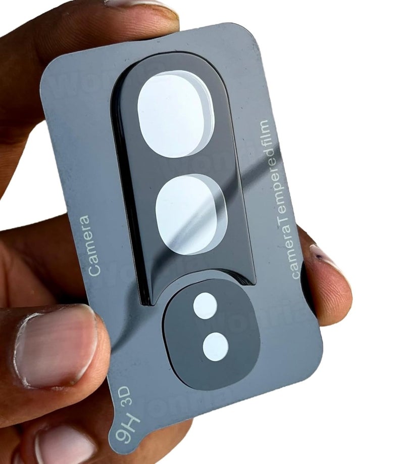 WonRia ® Pack 1- Back Camera Lens Protector for Vivo Y400 Pro 5G Camera Lens Protector Guard [3D Premium] - Black - Image 2