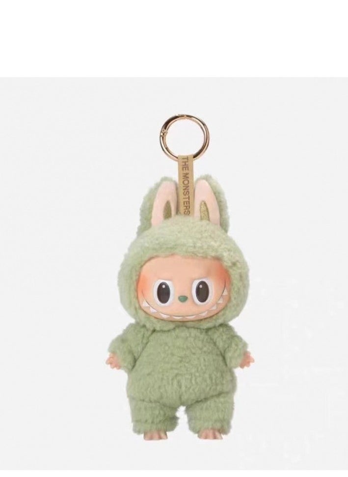 LABUBU LABUBU Generation Of The Motherland Version Of The Macaron Bubble Series Blind Box Vinyl Doll Plush Doll Gift-Specifications:Green Fruit  - Image 4