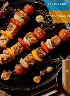 GO2CAMPS 100-Piece Bbq Bamboo Skewers/Bamboo Sticks Round 25 Cm  - Image 3