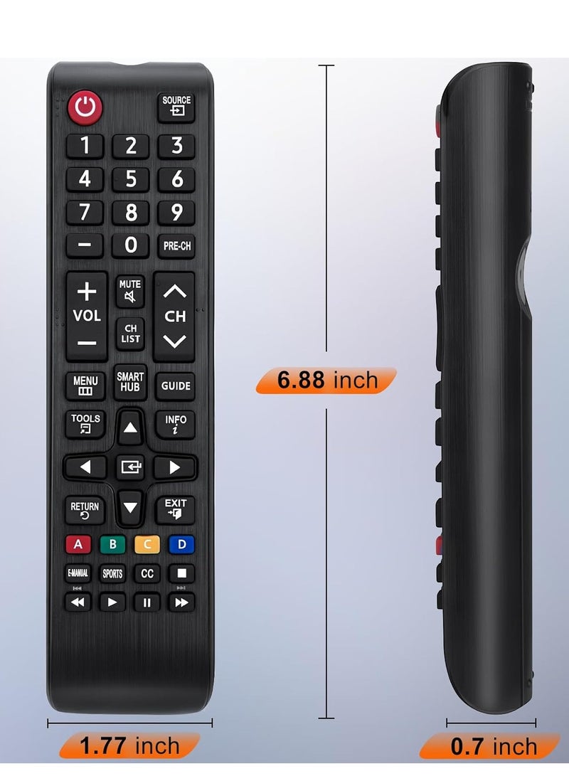 ELTRAZONE (Pack of 2) Universal Remote Controls for Samsung TV, Replacement for Samsung Smart TV - LED LCD TV HDTV QLED SUHD UHD 4K 3D – With Battery - Image 3