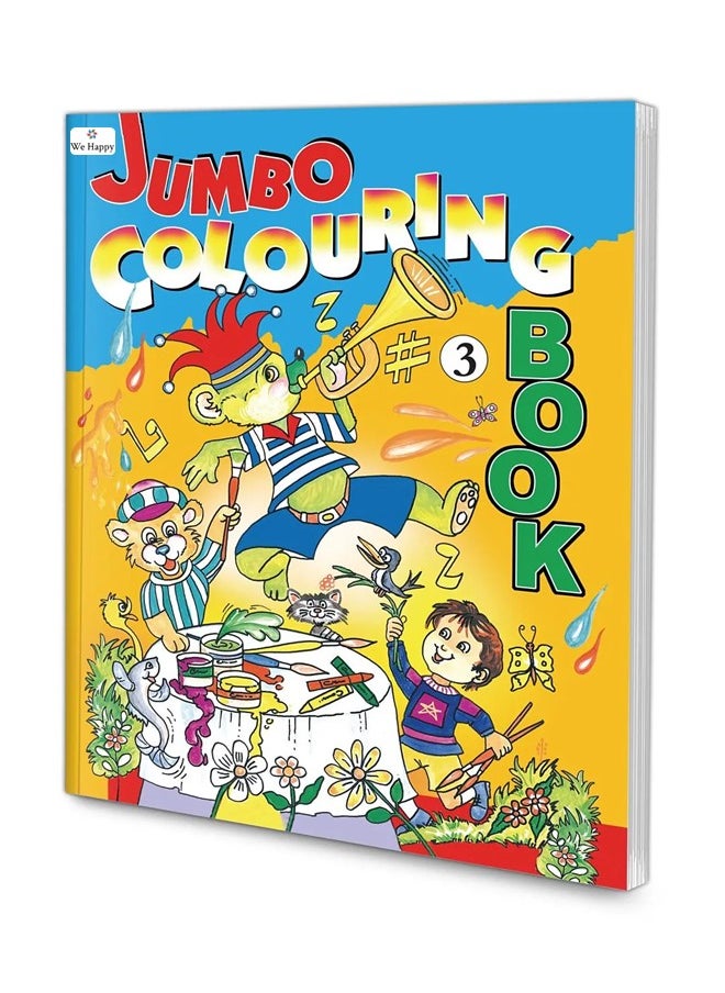We Happy Pack of 2 We Happy Jumbo Coloring and Activity Book-3, Educational and Fun Learning Activities for Kids with different Challenges Drawings and Enjoyable Games  - Image 4