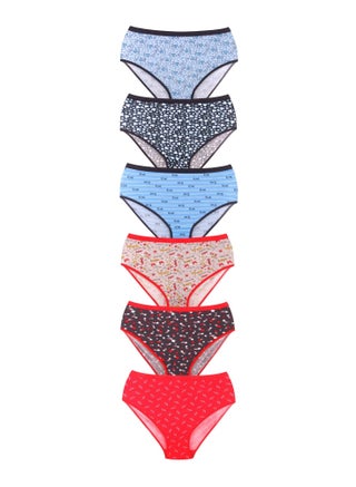Pack of 6 Printed Cotton Brief Panties Underwear for Women - pzsku/Z1386D97D2A93D6E54B82Z/45/1750744301/3e030502-d6ef-4be5-a98c-17186ff5cb76