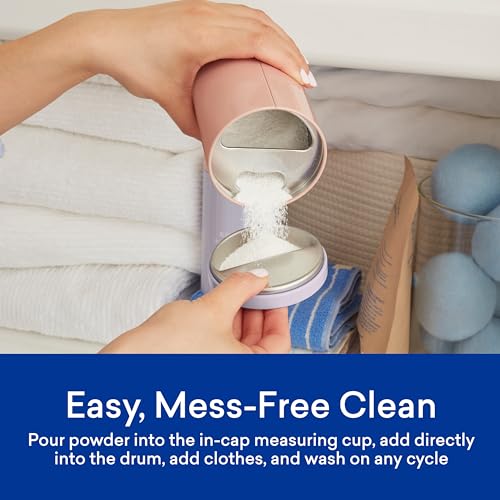 BLUELAND Oxi Laundry Booster Powder with Tin, Starter Set, Clear Skies Scent, 25 Loads, 17.6 oz, Plastic-Free, Eco Friendly, Oxy Cleaner, Stain Remover - Image 3