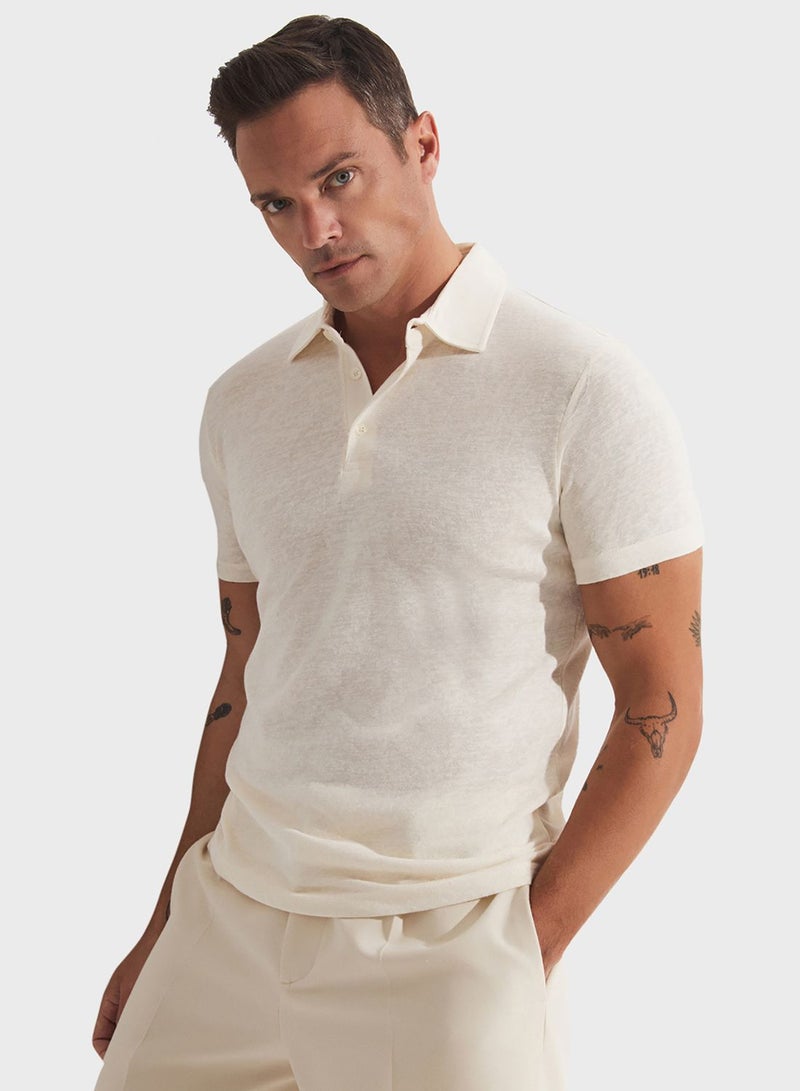 جون تيشيرت بولو أساسي - Image 4