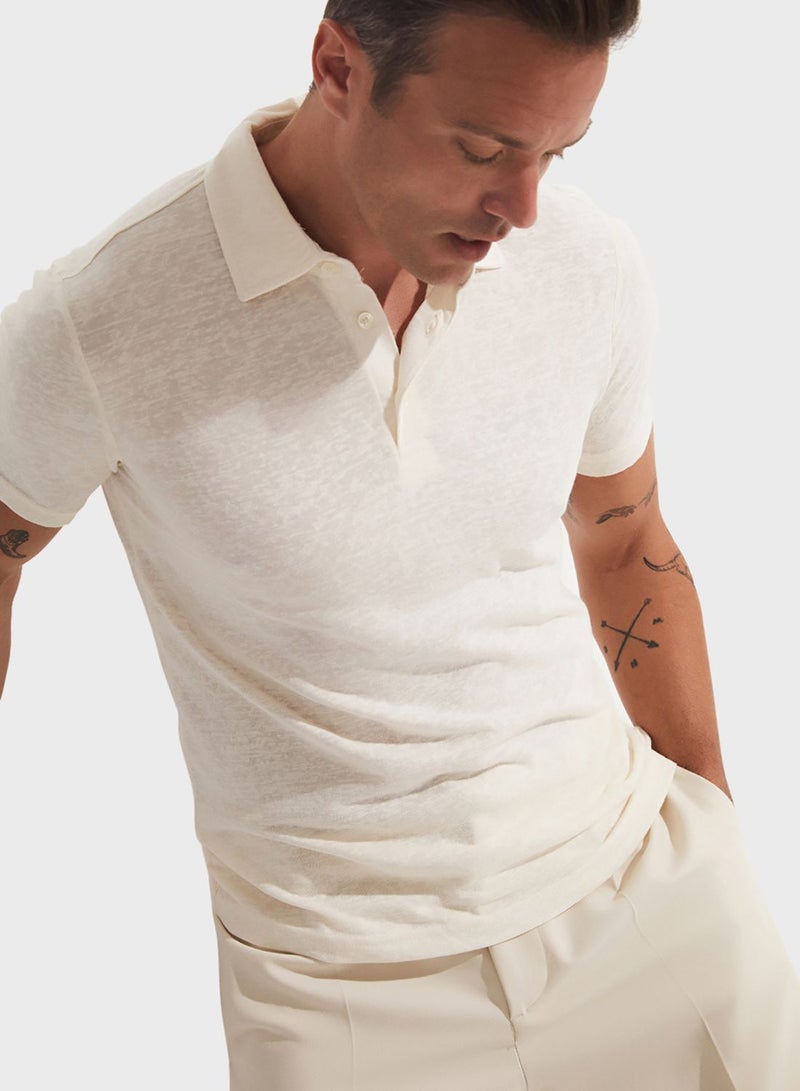 جون تيشيرت بولو أساسي - Image 3