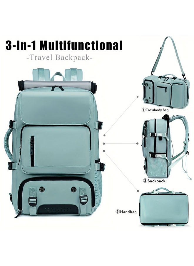 WINEENEE Versatile Large-Capacity Backpack for Men & Women - Durable Hiking & Camping Bag with Shoe Compartment, USB Charging Port, and Multiple Pockets - Ideal for Business and Personal Gifts, Camping Backpack  - Image 1