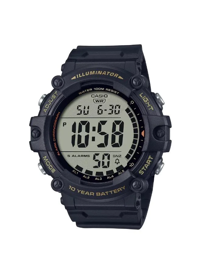 Casio Men's Resin Digital Watch AE-1500WHX-1AVDF - 51.3 mm