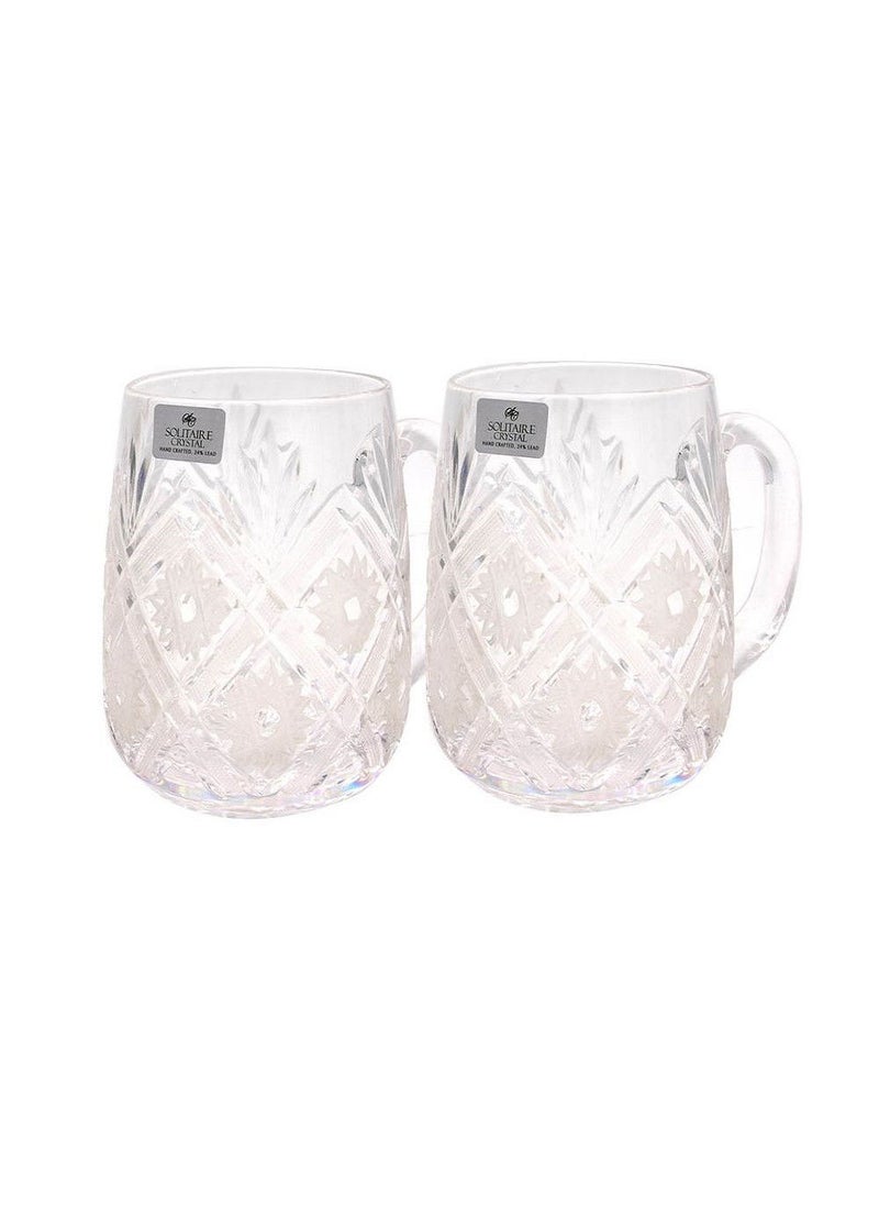 Solitaire Crystal Glassware Mug in Clear Colour 2 Pieces - pzsku/Z13870A09EC022C151017Z/45/_/1663408024/4684c48b-3ef4-419b-863b-b1a7d4b8dfe4