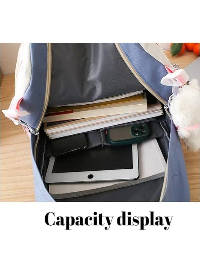 5 Piece School Bag Fashion Women's New Oxford Cloth School Bag Student School Bag  - Image 5