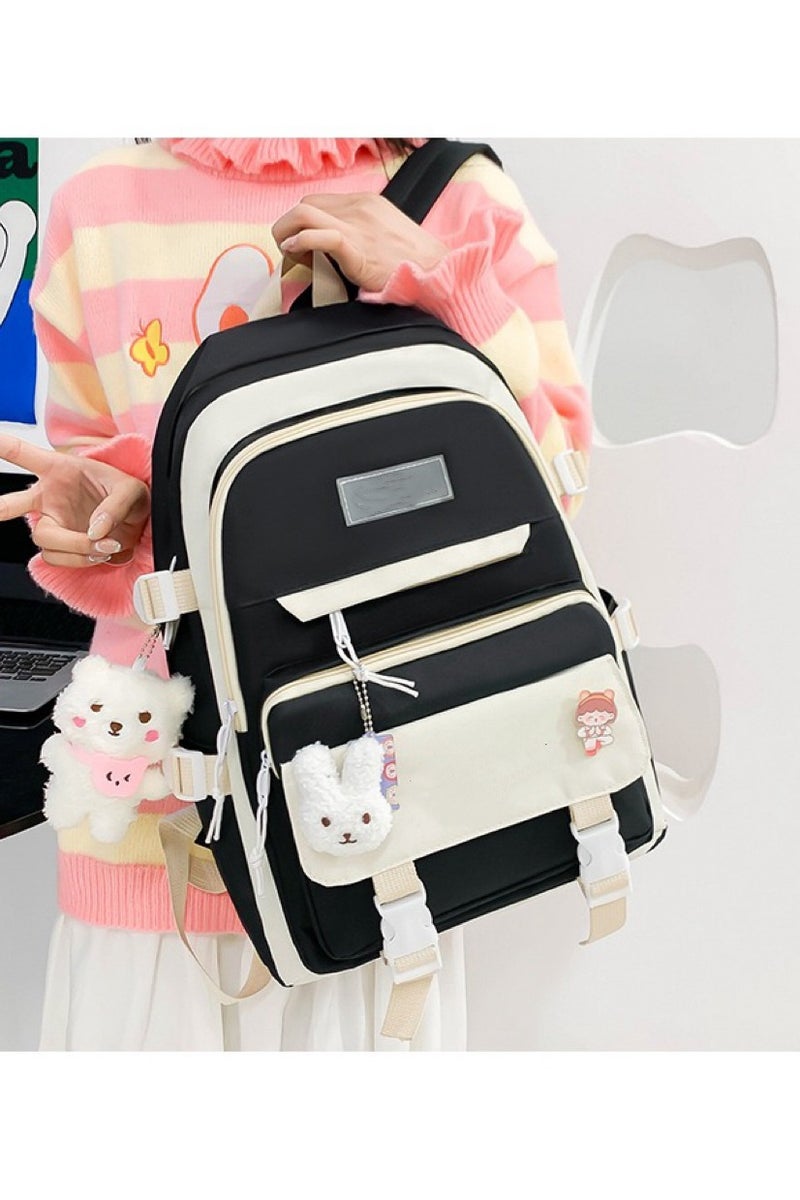 5-piece bag fashion children's new Oxford cloth bag student bag - Image 3