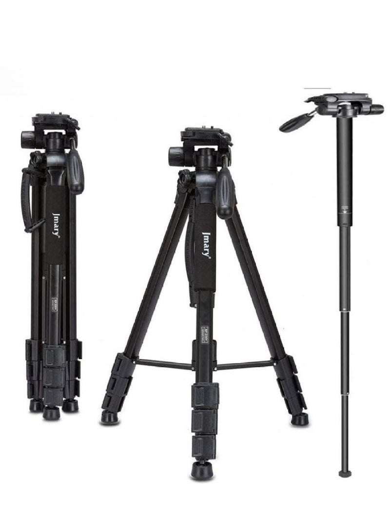 Jmary Kp-2254 Light 176cm-54cm Aluminum Foldable Tripod - Image 2