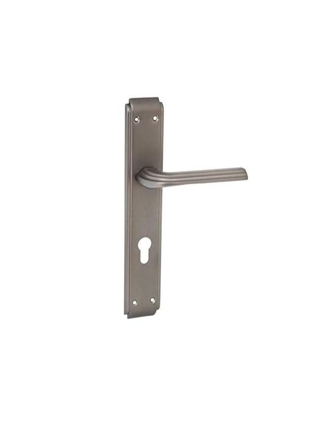 ROBUSTLINE Robustline Door Handle | Aluminum Material | Grey Color | Lines Pattern Handle - Image 2