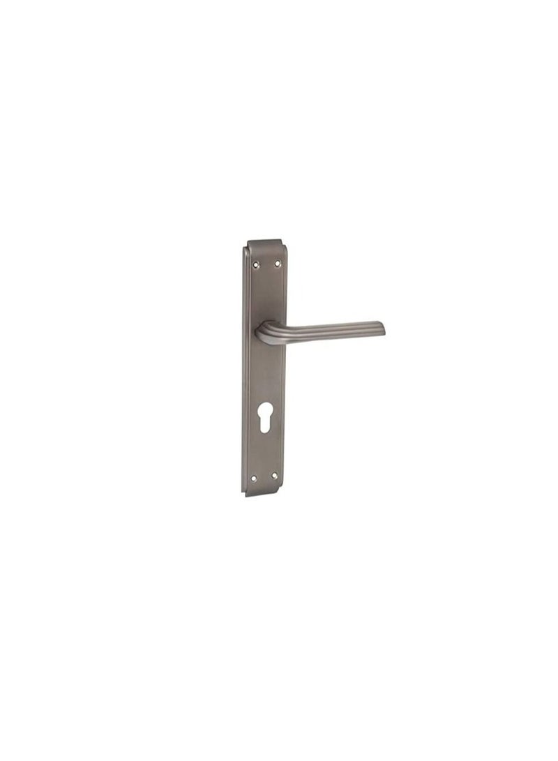 ROBUSTLINE Robustline Door Handle | Aluminum Material | Grey Color | Lines Pattern Handle - Image 3