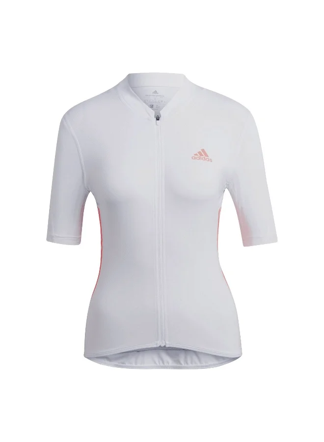 adidas The Jersey W White Cycling Jerseys For Women Xs