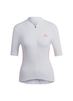 Adidas Adidas The Jersey W White Cycling Jerseys For Women Xs  - Image 2