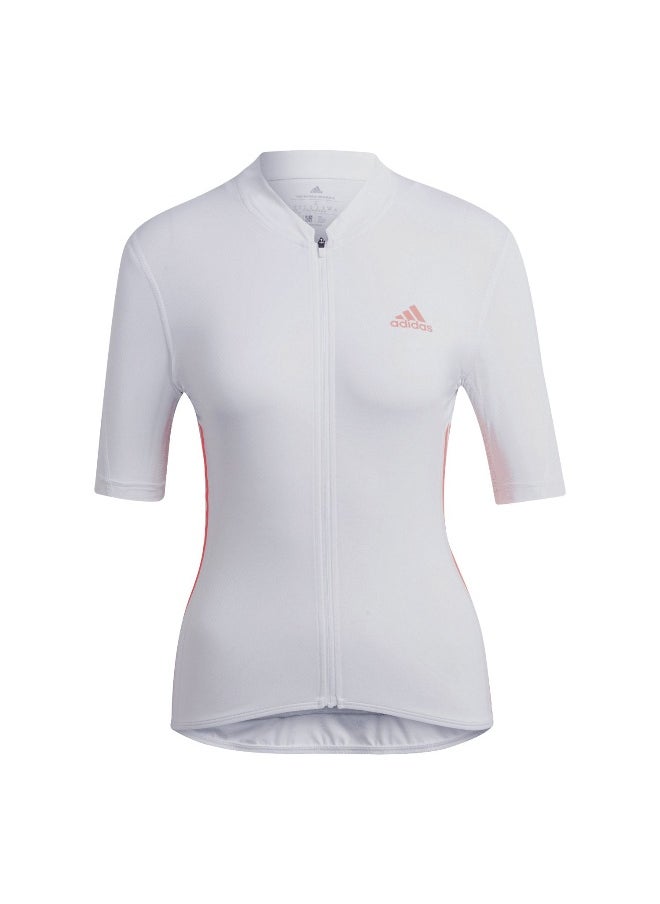 Adidas Adidas The Jersey W White Cycling Jerseys For Women Xs  - Image 2