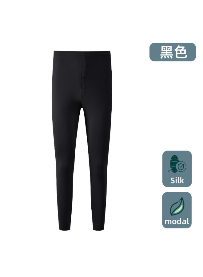 New Men's Modal Autumn Pants Thin Autumn And Winter Slim Fit Lining Pants Inner Thing Pants Cold-proof Youth Warm Pants