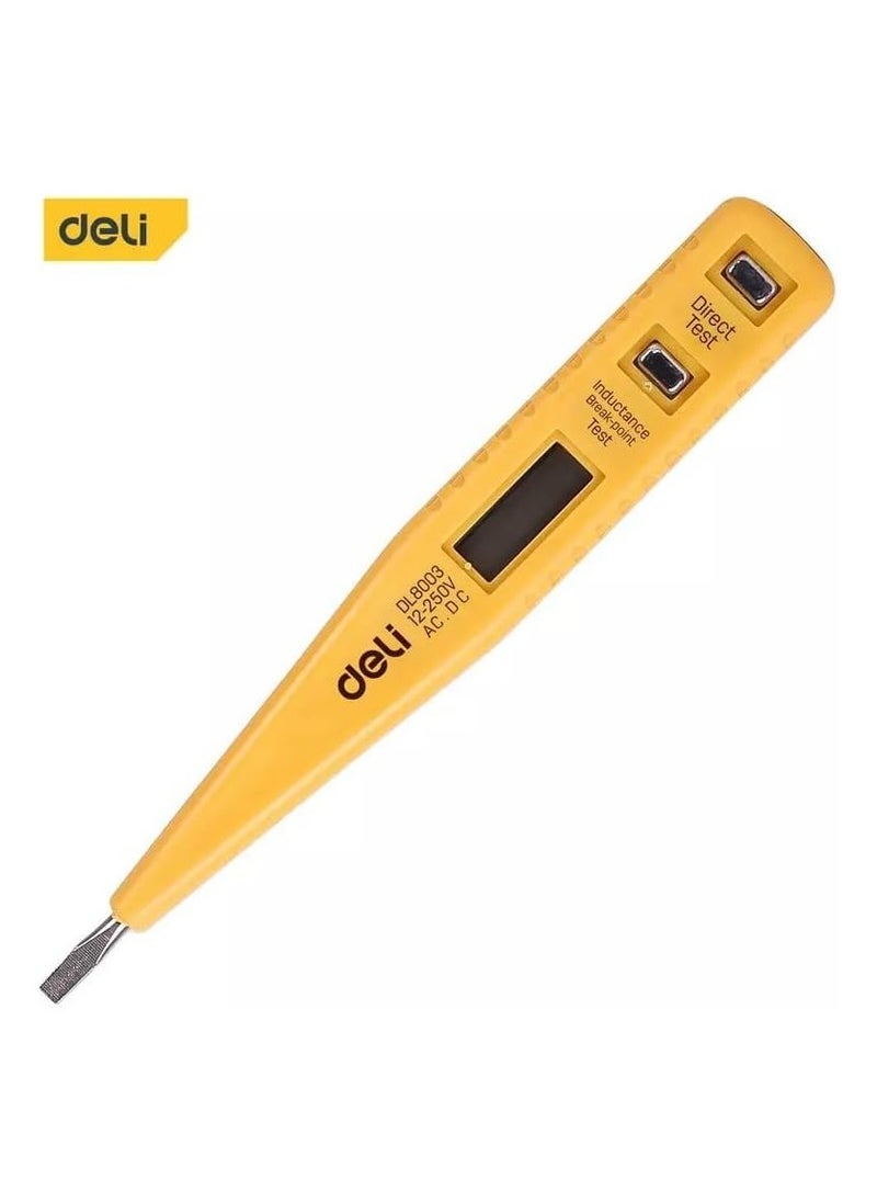 Deli Deli Digital Voltage Tester AC/DC 12-250V  - Image 1