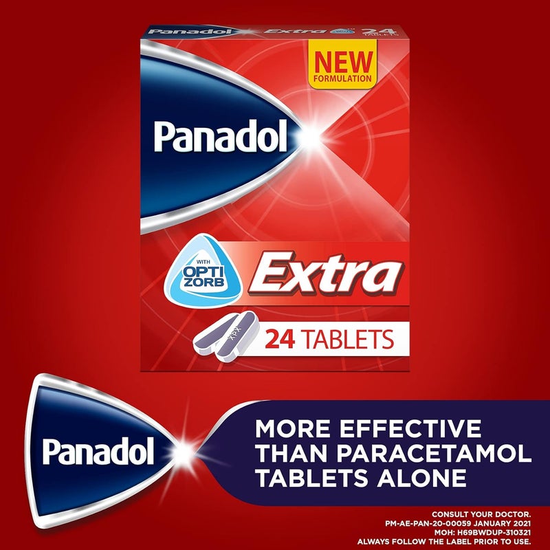 Panadol بانادول إكسترا مع أوبتيزورب 24 قرص - Image 4